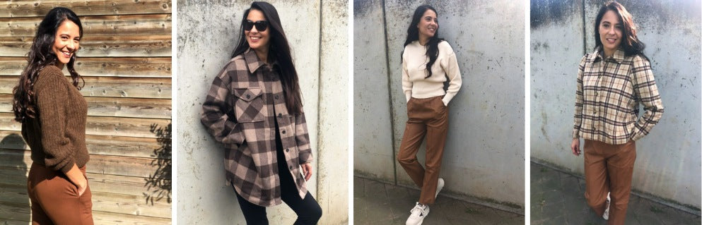 Online Fashion Boetiek Aniek I De modekleuren van de herfst/winter 2021. Neutrale- & bruintinten zoals camel, cognac, gebroken wit en bruin mogen dit seizoen niet in je garderobe ontbreken. Modekleuren: Bruin, cognac, camel, beige, gebroken wit en wit.