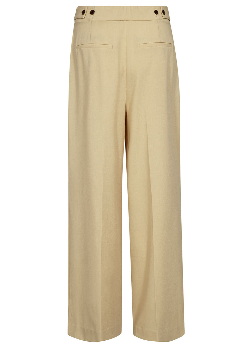 Co Couture NilanCC Pleat LL Pant geel achterkant