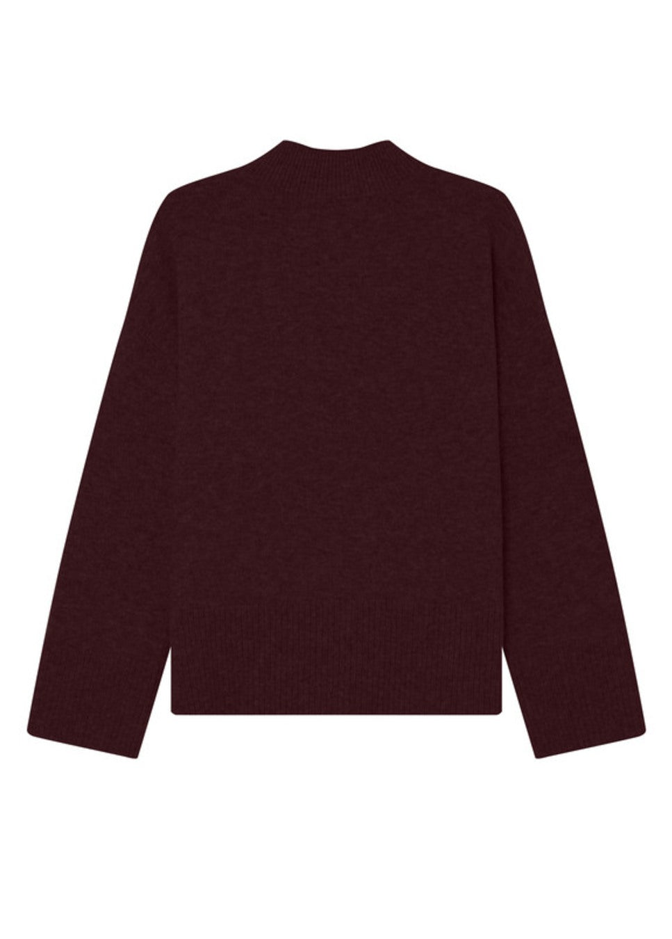 Product foto achterkant bordeaux rode grace en mila salty trui