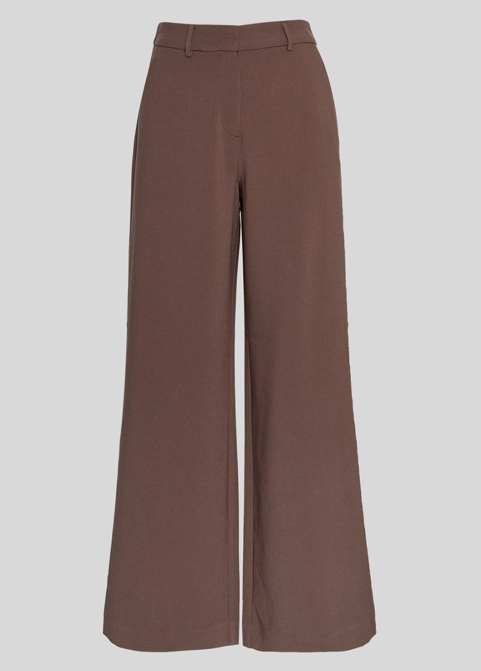 MSCH Copenhagen MSCHMacy Michelle HW Wide Pants long bruin voorkant