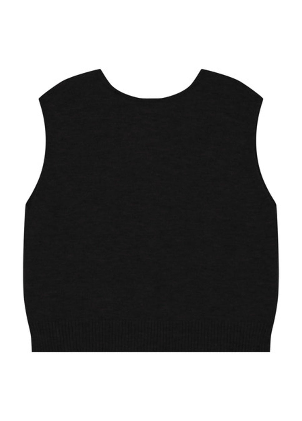 Product foto achterkant van het grace en mila Santa gilet bruin