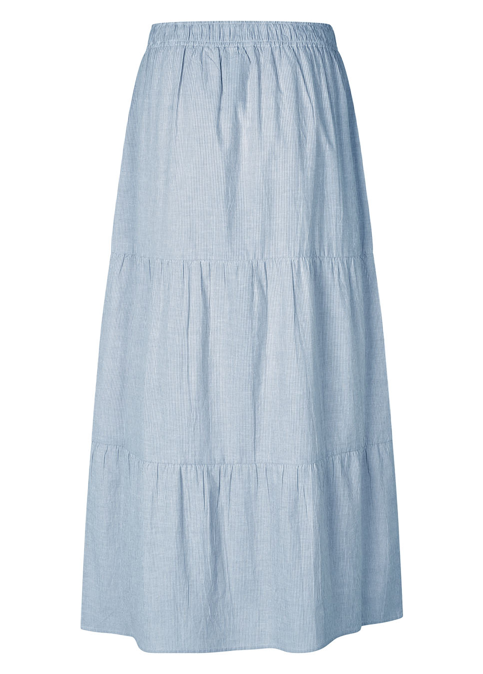 mbyM Otille-M rok maxi gestreept blauw achterkant